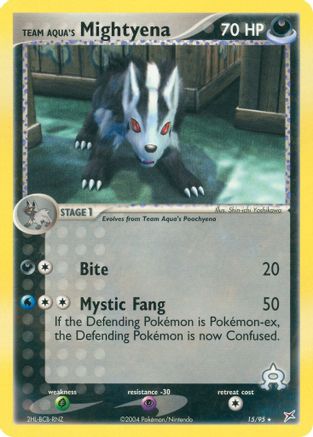 Team Aqua's Mightyena 15/95 - Team Magma vs Team Aqua - Poke-Collect