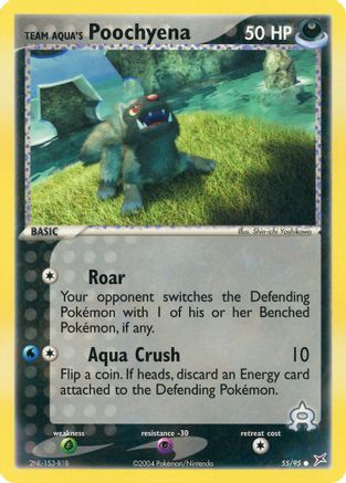 Team Aqua's Poochyena 55/95 - Team Magma vs Team Aqua - Poke-Collect