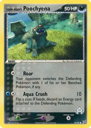 Team Aqua's Poochyena 55/95 - Team Magma vs Team Aqua - Poke-Collect