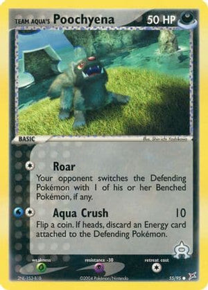 Team Aqua's Poochyena 55/95 - Team Magma vs Team Aqua Reverse Holofoil - Poke-Collect