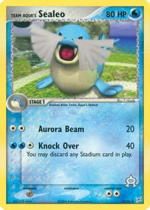 Team Aqua's Sealeo 31/95 - Team Magma vs Team Aqua Reverse Holofoil - Poke-Collect