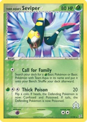 Team Aqua's Seviper 17/95 - Team Magma vs Team Aqua - Poke-Collect