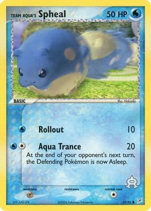 Team Aqua's Spheal 57/95 - Team Magma vs Team Aqua Reverse Holofoil - Poke-Collect