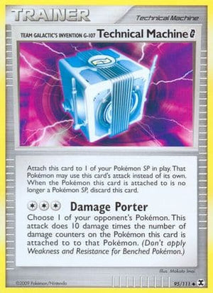 Team Galactic's Invention G-107 Technical Machine G 95/111 - Rising Rivals Reverse Holofoil - Poke-Collect