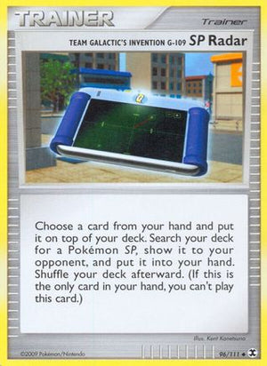 Team Galactic's Invention G-109 SP Radar 96/111 - Rising Rivals - Poke-Collect