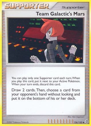 Team Galactic's Mars 126/132 - Secret Wonders Reverse Holofoil - Poke-Collect