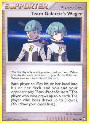 Team Galactic's Wager 115/123 - Mysterious Treasures Reverse Holofoil - Poke-Collect