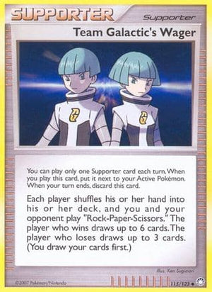Team Galactic's Wager 115/123 - Mysterious Treasures Reverse Holofoil - Poke-Collect