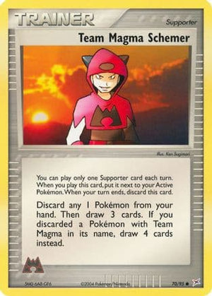 Team Magma Schemer 70/95 - Team Magma vs Team Aqua Reverse Holofoil - Poke-Collect