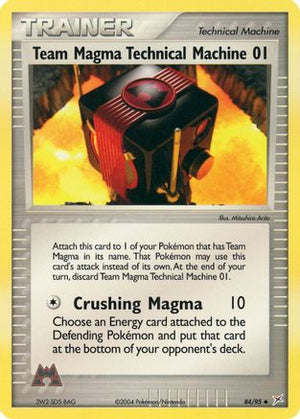 Team Magma Technical Machine 01 84/95 - Team Magma vs Team Aqua - Poke-Collect
