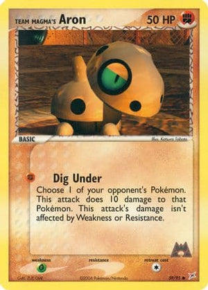 Team Magma's Aron 59/95 - Team Magma vs Team Aqua - Poke-Collect