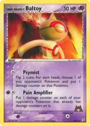 Team Magma's Baltoy 32/95 - Team Magma vs Team Aqua - Poke-Collect