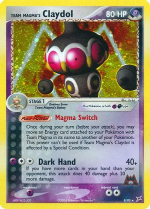 Team Magma's Claydol 8/95 - Team Magma vs Team Aqua Holofoil - Poke-Collect