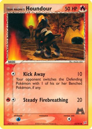 Team Magma's Houndour 63/95 - Team Magma vs Team Aqua - Poke-Collect