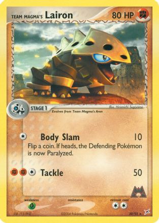 Team Magma's Lairon 20/95 - Team Magma vs Team Aqua - Poke-Collect