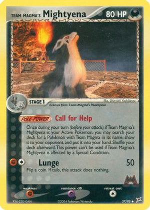 Team Magma's Mightyena 37/95 - Team Magma vs Team Aqua - Poke-Collect