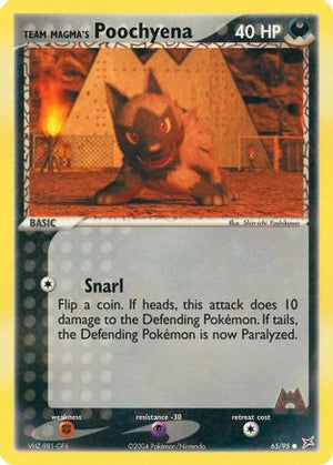 Team Magma's Poochyena 65/95 - Team Magma vs Team Aqua - Poke-Collect