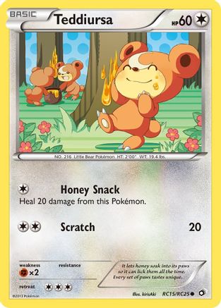 Teddiursa RC15/113 - Legendary Treasures Holofoil - Poke-Collect