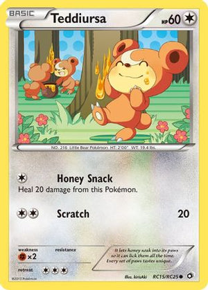 Teddiursa RC15/113 - Legendary Treasures Holofoil - Poke-Collect
