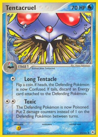 Tentacruel 51/101 - Hidden Legends Reverse Holofoil - Poke-Collect