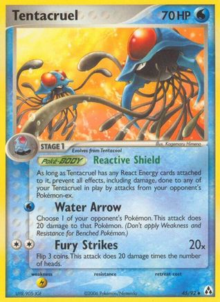Tentacruel 45/92 - Legend Maker Reverse Holofoil - Poke-Collect