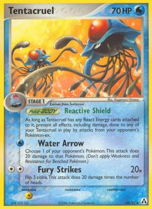 Tentacruel 45/92 - Legend Maker Reverse Holofoil - Poke-Collect