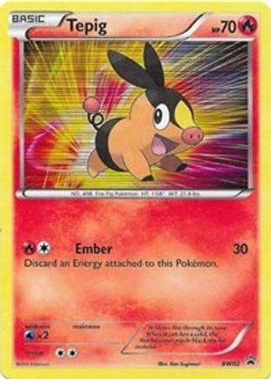 Tepig BW02/101 - BW Black Star Promos Holofoil - Poke-Collect