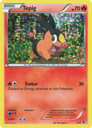 Tepig 3/12 - McDonalds Collection 2011 Holofoil - Poke-Collect