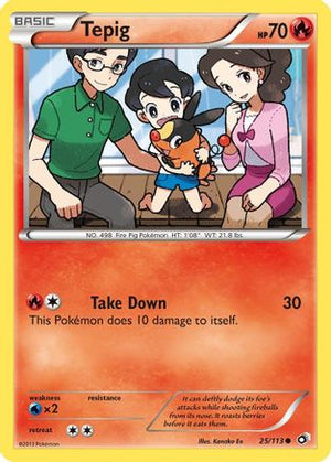 Tepig 25/113 - Legendary Treasures - Poke-Collect