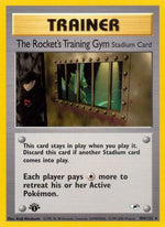 The Rocket's Training Gym 104/132 - Gym Heroes 1st Edition - Poke-Collect