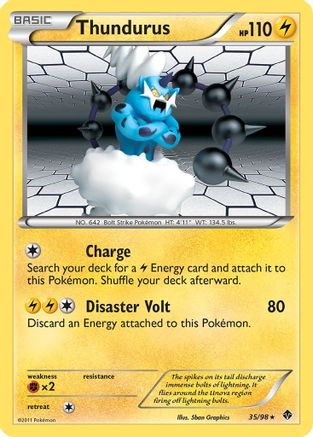 Thundurus 35/98 - Emerging Powers Reverse Holofoil - Poke-Collect