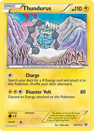 Thundurus 50/113 - Legendary Treasures Reverse Holofoil - Poke-Collect