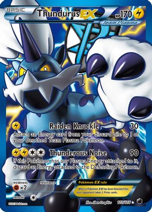 Thundurus-EX 110/116 - Plasma Freeze Holofoil - Poke-Collect