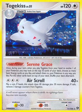 Togekiss 11/106 - Great Encounters Holofoil - Poke-Collect