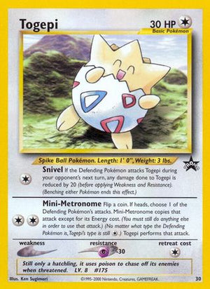 Togepi 30/53 - Wizards Black Star Promos - Poke-Collect