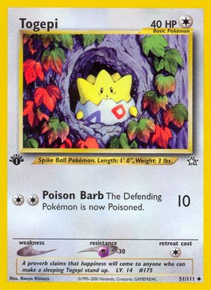 Togepi 51/111 - Neo Genesis Unlimited - Poke-Collect