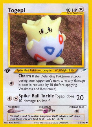 Togepi 56/105 - Neo Destiny 1st Edition - Poke-Collect