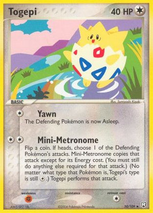 Togepi 50/109 - Team Rocket Returns Reverse Holofoil - Poke-Collect