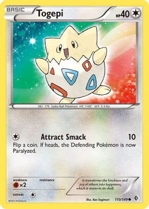 Togepi 110/149 - Boundaries Crossed - Poke-Collect