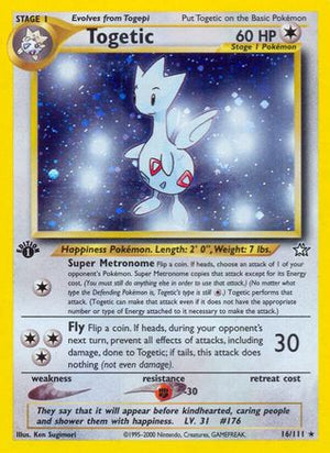 Togetic 16/111 - Neo Genesis 1st Edition Holofoil - Poke-Collect