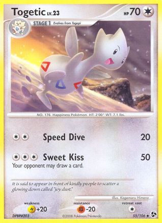 Togetic 55/106 - Great Encounters Reverse Holofoil - Poke-Collect
