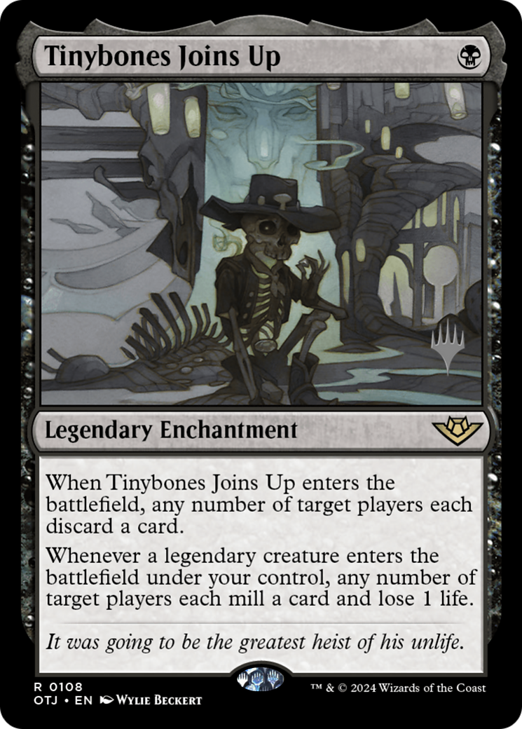 Tinybones Joins Up (PPOTJ-108) - Outlaws of Thunder Junction Promos Foil