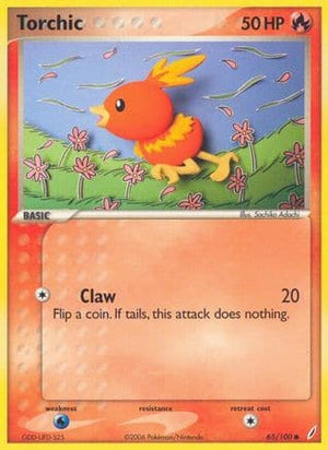 Torchic 65/100 - Crystal Guardians - Poke-Collect