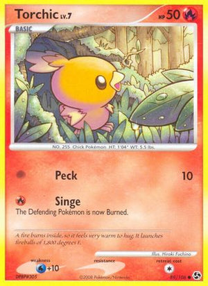 Torchic 89/106 - Great Encounters Reverse Holofoil - Poke-Collect