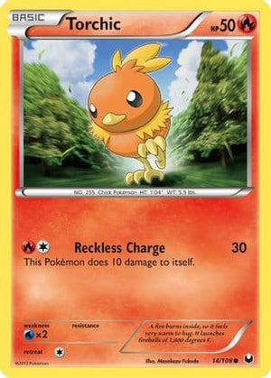 Torchic 14/108 - Dark Explorers Reverse Holofoil - Poke-Collect