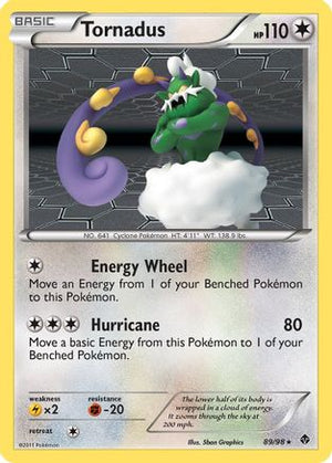 Tornadus 89/98 - Emerging Powers Reverse Holofoil - Poke-Collect