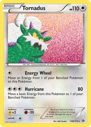 Tornadus 108/113 - Legendary Treasures Reverse Holofoil - Poke-Collect