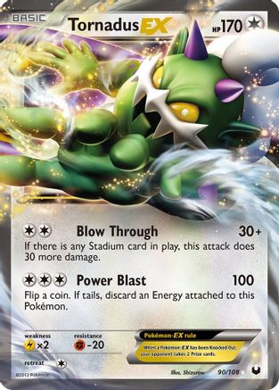 Tornadus-EX 90/108 - Dark Explorers Holofoil - Poke-Collect