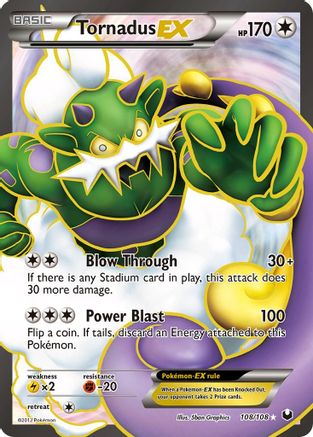 Tornadus-EX 108/108 - Dark Explorers Holofoil - Poke-Collect