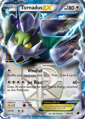 Tornadus-EX 98/116 - Plasma Freeze Holofoil - Poke-Collect